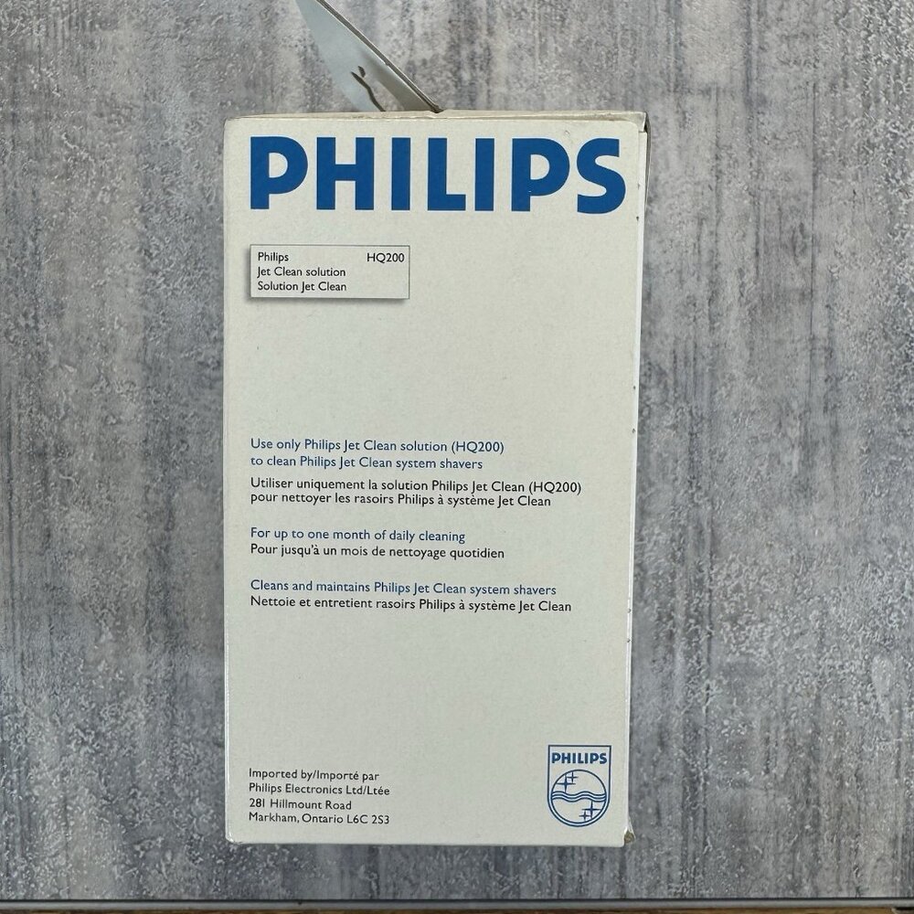 Philips Jet Clean Solution NEW (10 fl oz/300ml) HQ200 Razor Lubricant NOS New